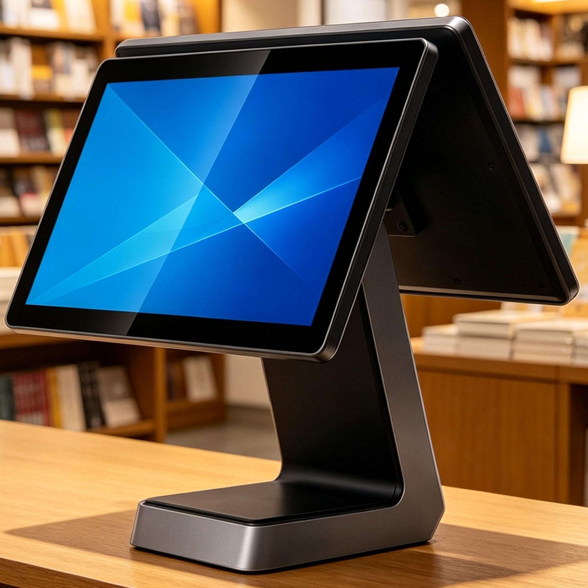 Cassa per Bar con Doppio Display e Software Ordini SetC | Adatta a Bar, Negozi di Bevande, Ristoranti e Takeaway; le Funzioni del Software Dipendono dal Pacchetto Scelto.