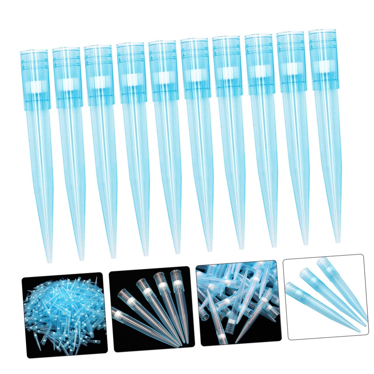 500pcs Pipette Tips for Liquid Transfer Fit for Pipettor Models Low Liquid Retention for Lab Experiments and Projects