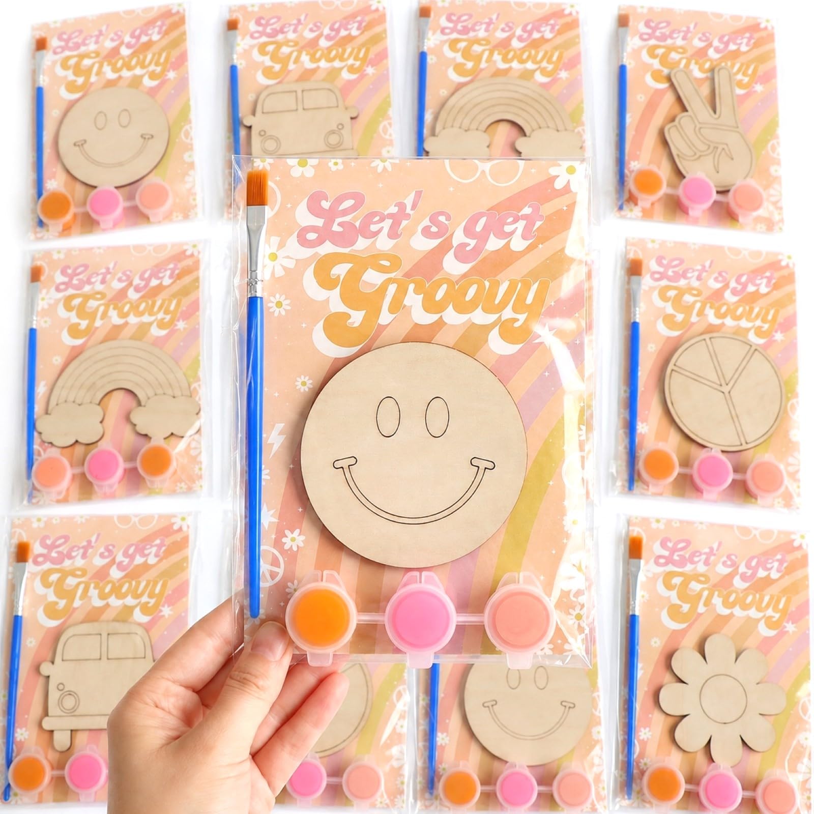 Alice Party Favors for Kids - Paint Your Own Magnet Kits -9