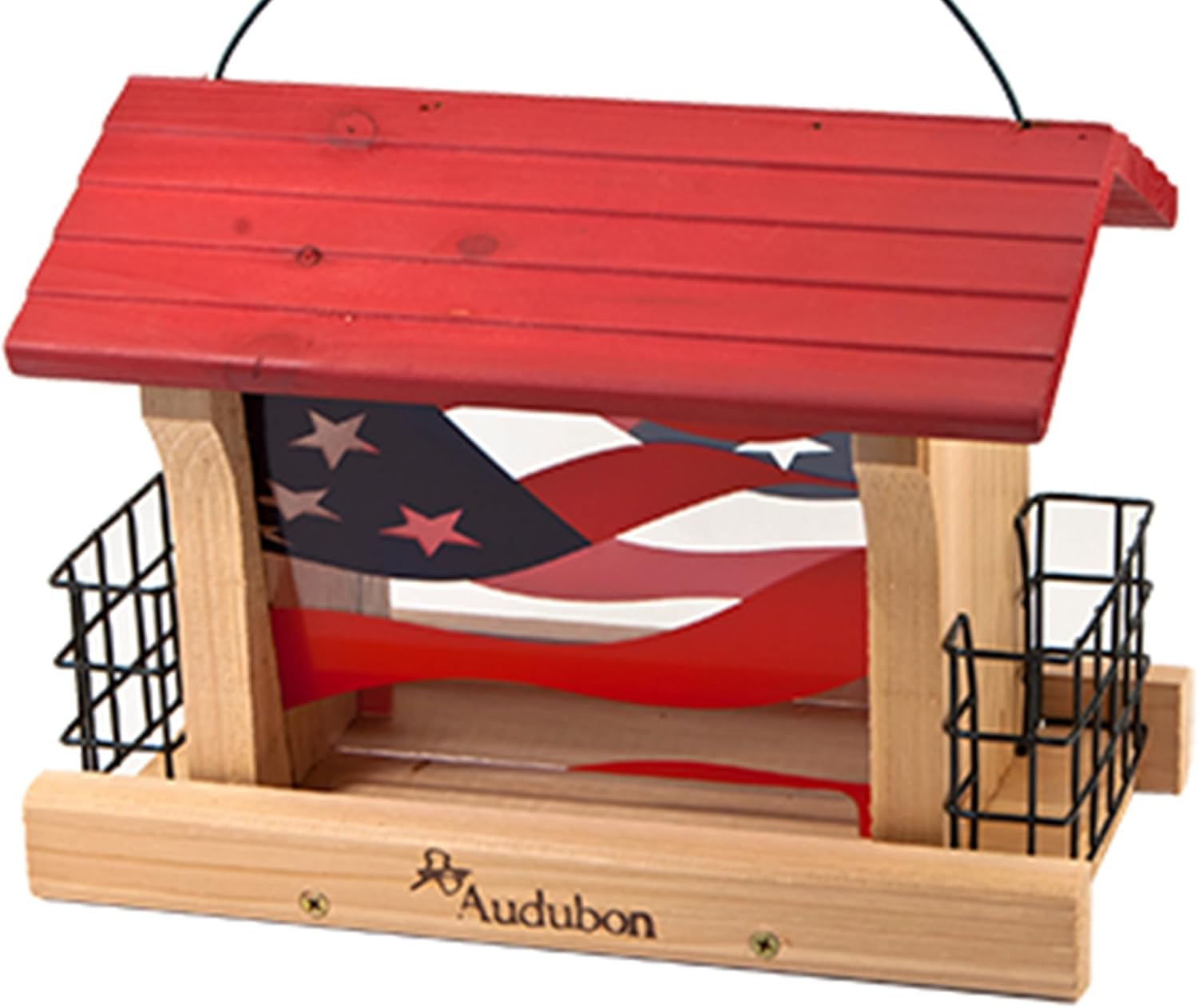 Woodlink NARANCH3USA USA Cedar Bird Feeder, 1 Count