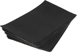 uxcell 9pcs 3mm 118mil 14.49sqft Sound Deadener Insulation Mat Cotton Blend Door Audio Noise Insulation Heat Shield Material 20''x12'' for Car