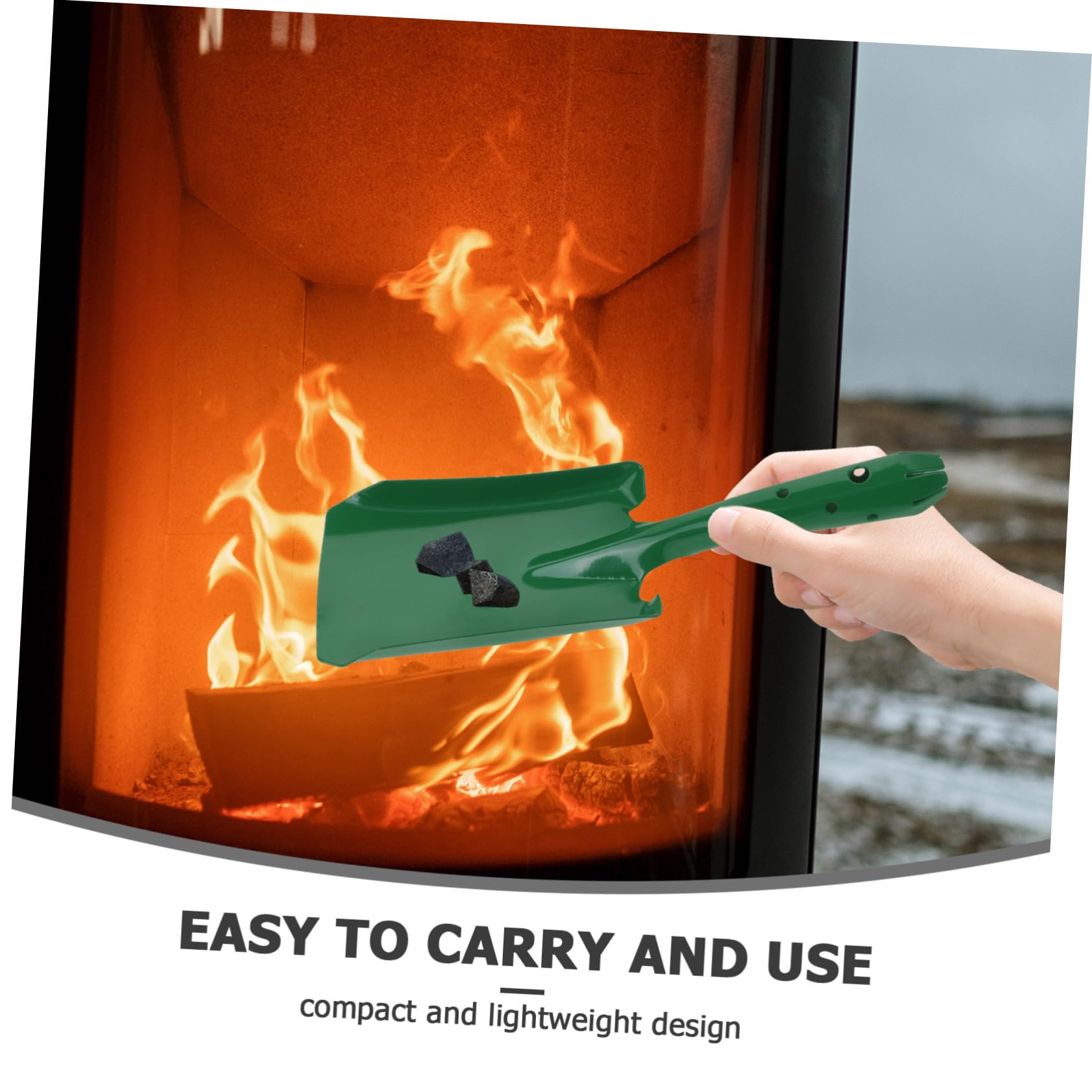 Paletta Per Carbone E Cenere - Piccola E Resistente In Acciaio | Per Barbecue E Camini - Foto 5