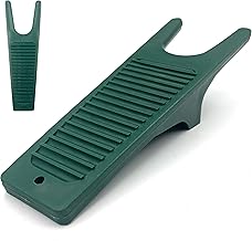 Enlève-bottes en caoutchouc - Tire-bottes avec grattoir - Levier pour bottes Construction durable - Idéal pour les bottes de randonnée ou en caoutchouc et les chaussures sales, vert foncé