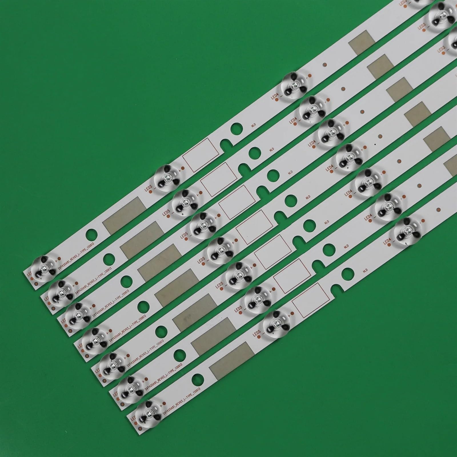 14 pz/Set Striscia di Retroilluminazione A LED Compatibile for Toshiba 42L7453D 42L7453RB 42L6463DG 42M7463D 96.42S28.001 SVT420A81_REV03 LC420DUK SG K2