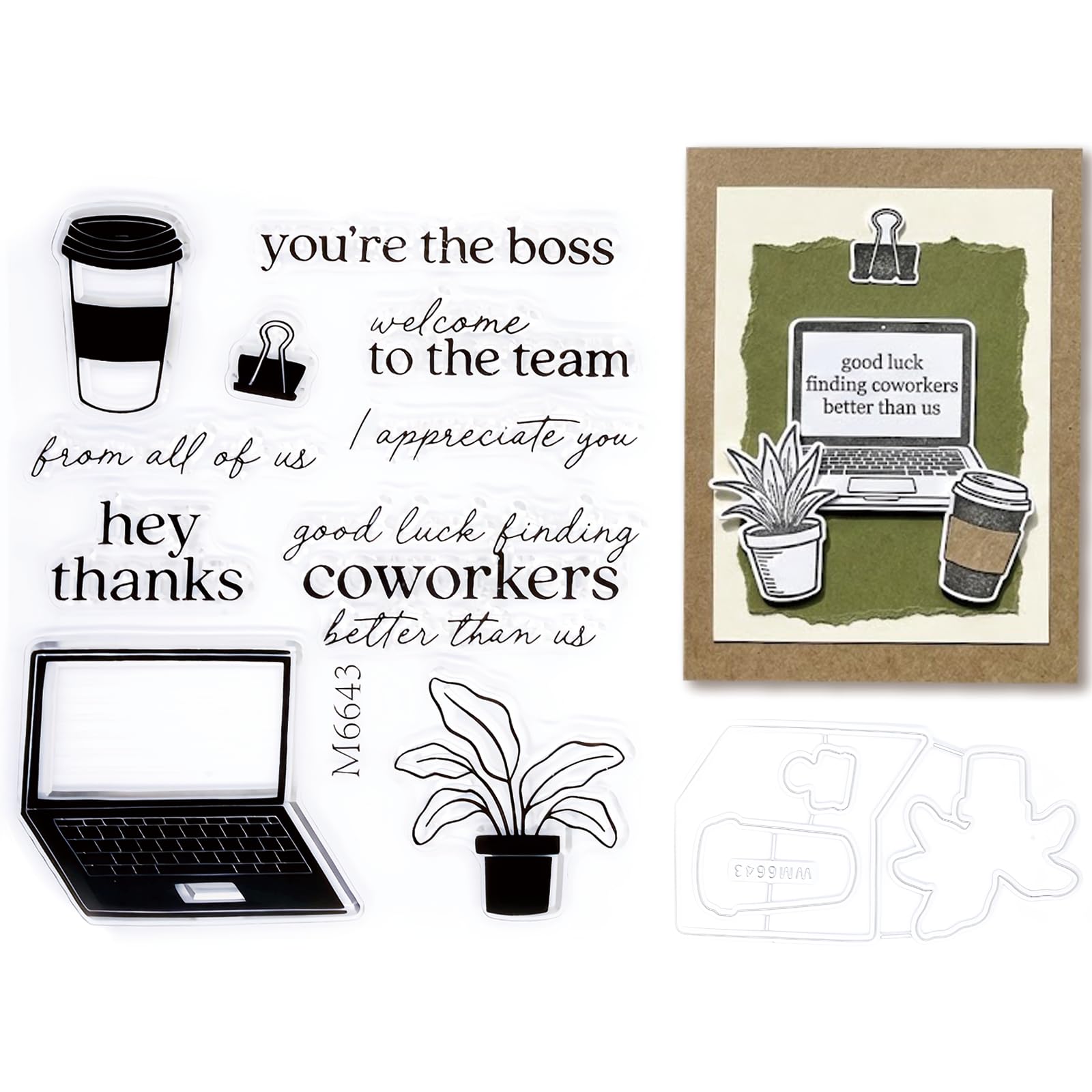 2025-2026 Stamps and Dies for Card Making, Stamps and Dies Set 2025 for Christmas and Halloween, Die Cut DIY Various Festivals Album Scrapbooking Birthdays Greeting Card (6648) — view 7