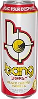 Vista 4 de Bang Energy Black Cherry Vanilla, bebida energética sin azúcar, 16 onzas (paquete de 12) Paquete de 12