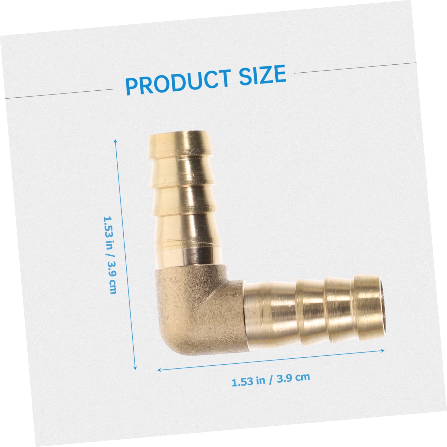 Housoutil 10 Pezzi Raccordi a Gomito Pex 1/2 in Rame, Design 90°, Installazione Rapida e Tenuta Ermetica per Impianti Idraulici e Tubi Flessibili