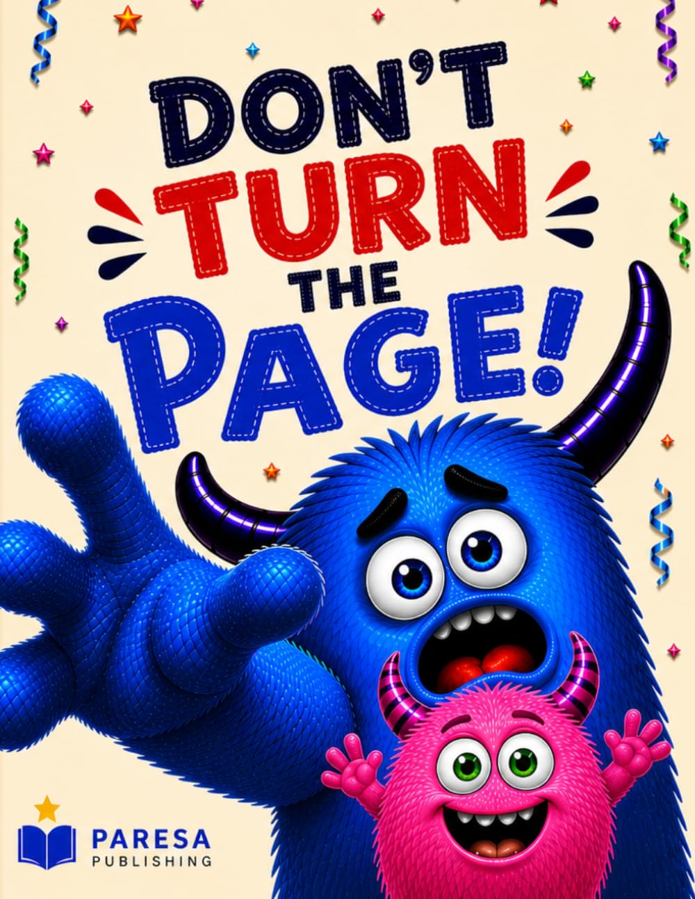 Don’t Turn the Page! A Silly Interactive Monster Book Kids Can’t Stop Flipping: A Funny Interactive Book for Kids Ages 3–5 (The Don’t Turn the Page Series)