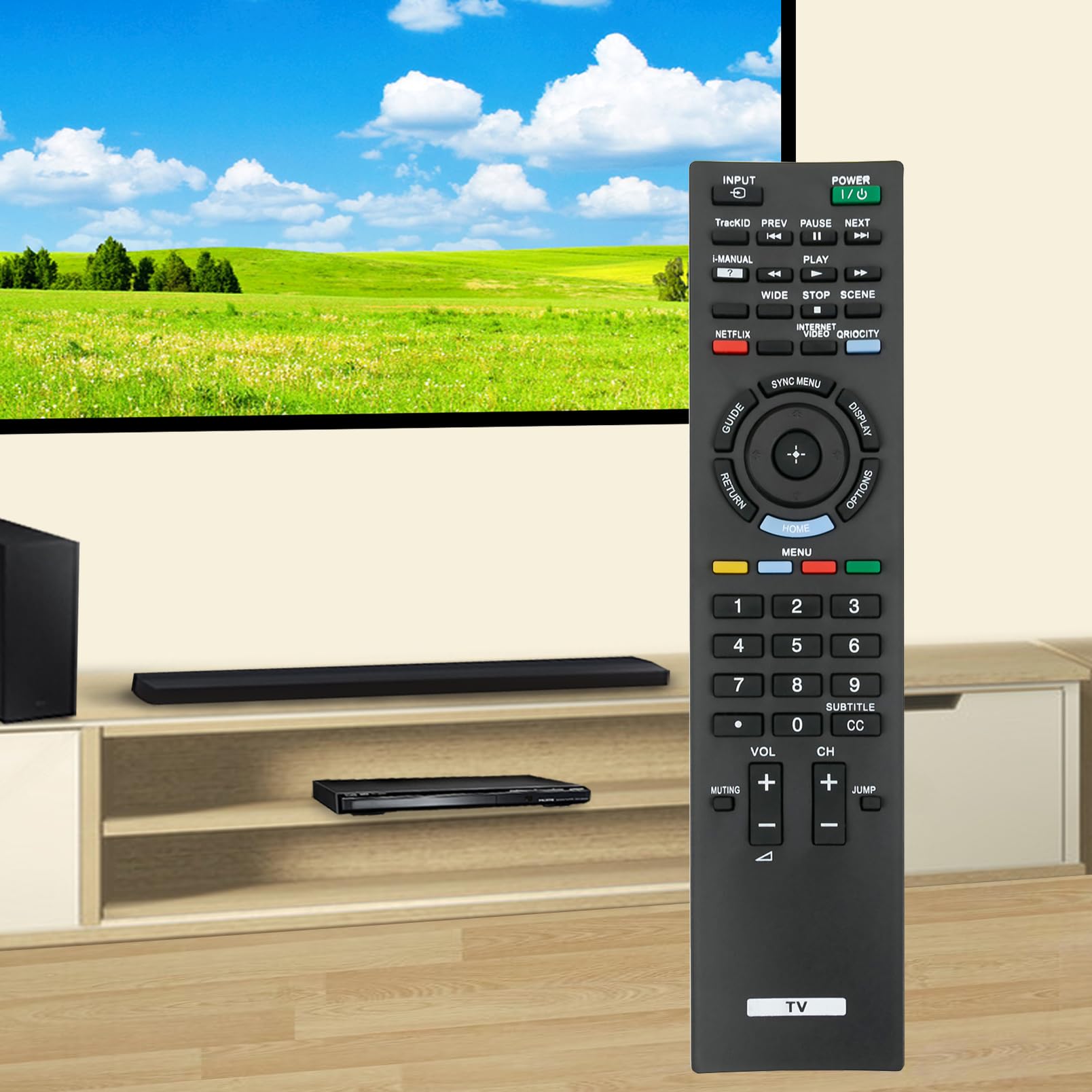 ALLIMITY RM-ED061 RMED061 Telecomando Sostituisci per Sony Bravia TV KDL-65W955 KDL-50W656A KDL-48W605B KDL-48W585B KDL-32W651A KD-75S9005B KD-65X8505B KD-65S9005B KD-55X9005B