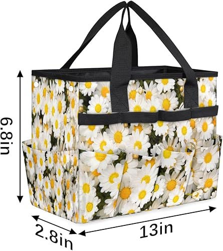 Miniatura 3 de Daisy Garden Tool Tote Bag for Women Men Gardening Tool Storage Bags with 10 Pockets Standable Garden Home Tool Kits Organizer for Indoor Outdoor