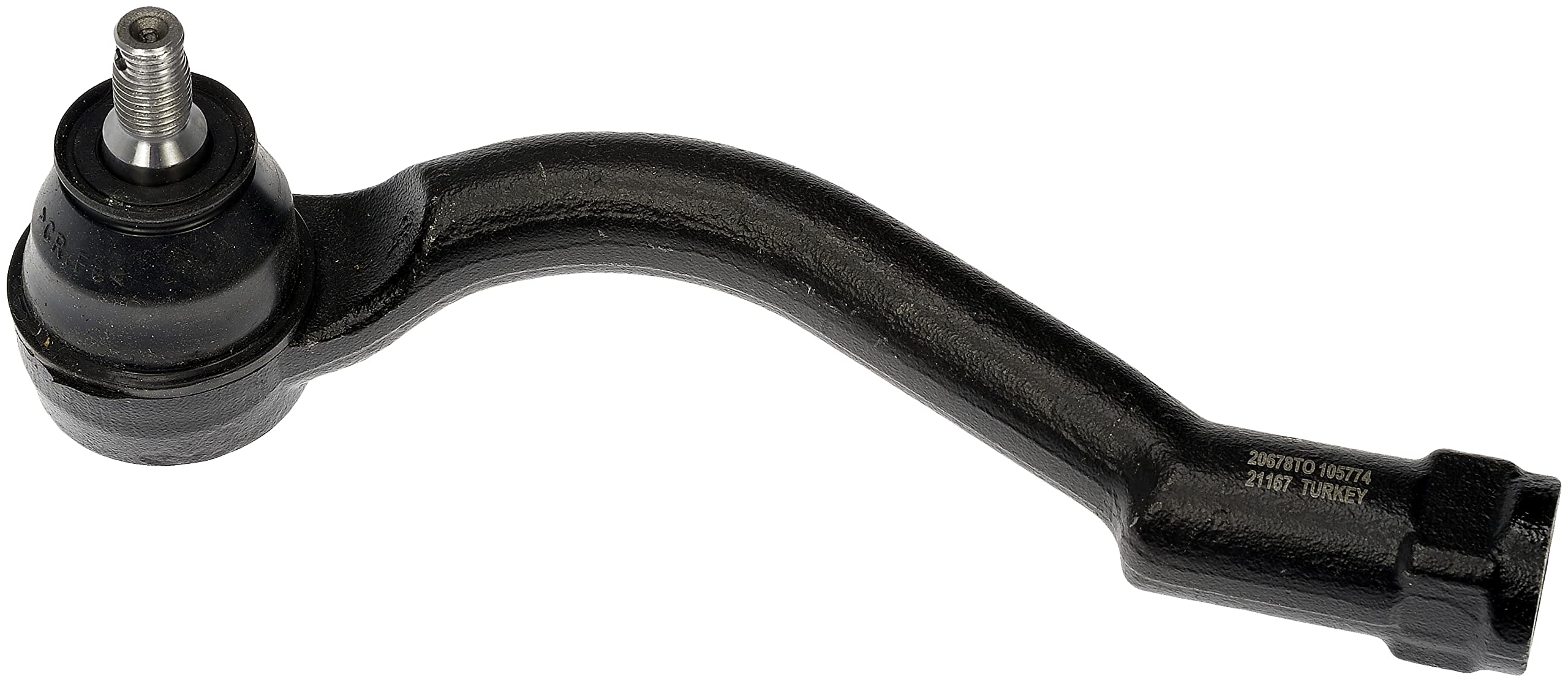Dorman Premium TO60231PR Front Driver Side Lower Steering Tie Rod End Compatible with Select Hyundai/Kia Models - Tie Rod - Steering Tie Rod End - This steering tie rod end directly replaces the original equipment tie rod on specific vehicle applications. It has undergone an industry-leading evaluation process to ensure smooth, safe operation.