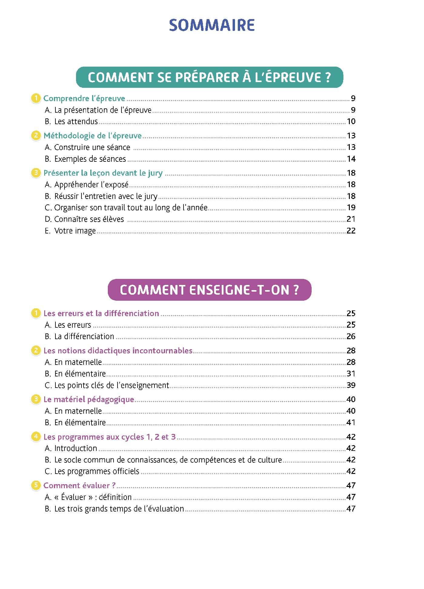 Objectif CRPE 2026-2027 - Maths - La leçon - épreuve orale d'admission