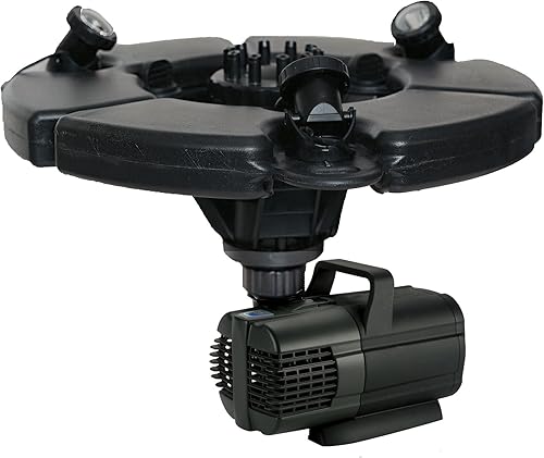 OASE 45393 - Fuente flotante con luces color negro