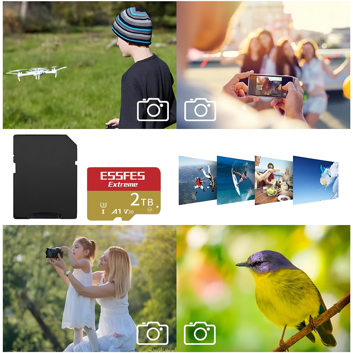 Amazon.co.jp: 【品質推奨】SDカード micro sdカード SD XC UHS-I  