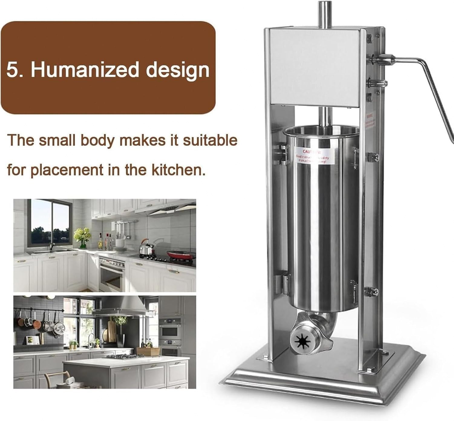 Machine à Garnir Churros et Beignets, Remplisseuse Commerciale en Acier Inoxydable 5L/7L/10L/15L avec 4 Buses, pour Confiture de Fruits et Desserts, Utilisation, 10L, 10L