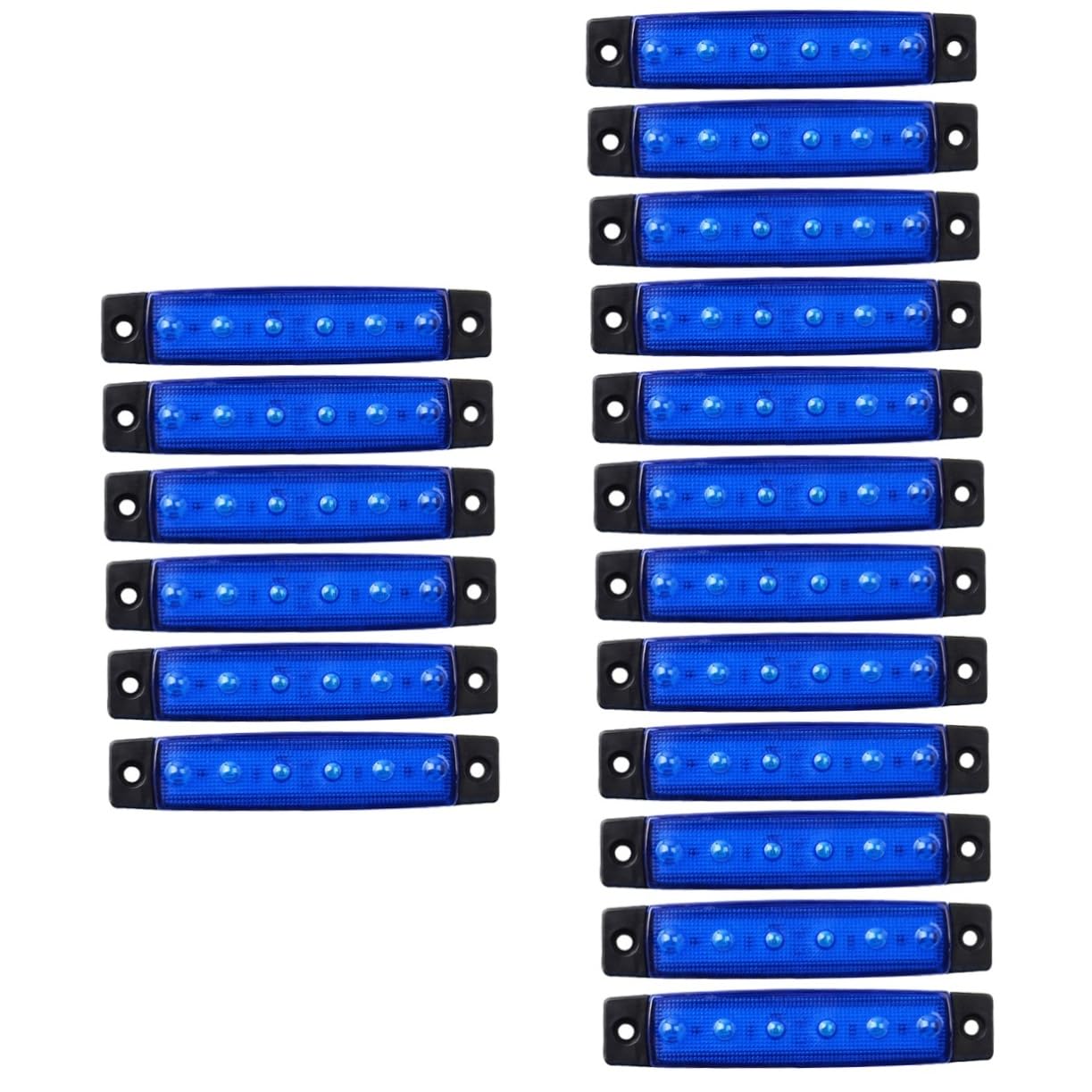 YARNOW 3 Set Di Per Barche Marine in Abs A Risparmio Energetico 2 Fili A Led A Bassa Temperatura Per La Navigazione in Barca 6 Pezzi * 3