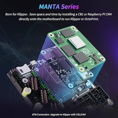 Miniatura 3 de BIGTREETECH Manta E3EZ + CB1 V2.2 + 5 piezas EZ2209 Kit de soporte para correr Klipper Firmware Kit de placa de control silencioso para impresoras