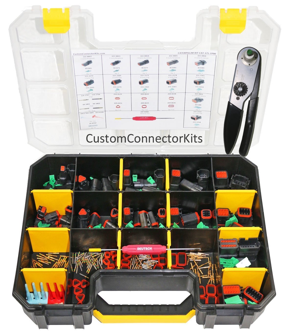 CustomConnectorKits Caterpillar Kit CAT1753700 Deutsch Improved Seal DTSeries Field Service