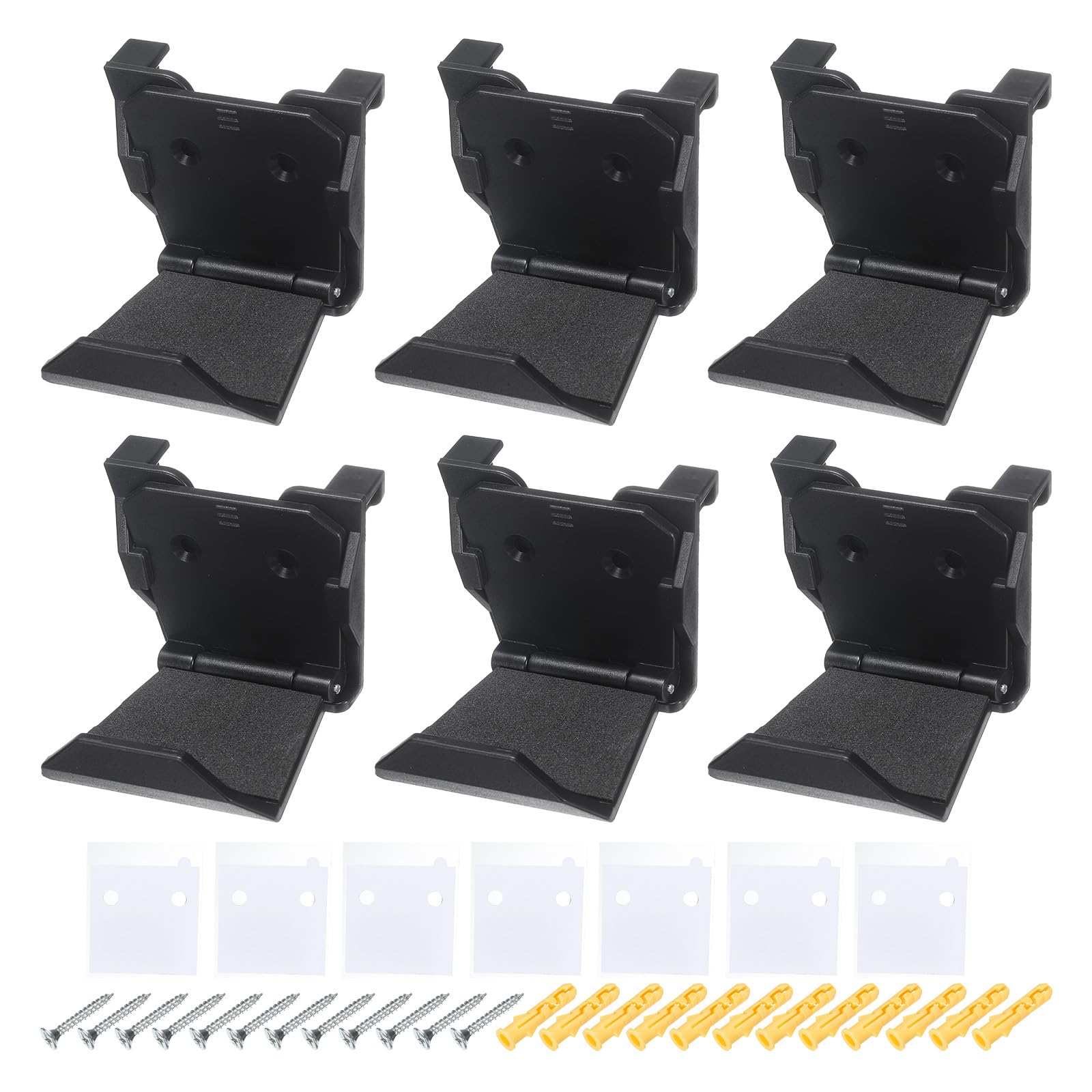 Support mural universel pour manette HARFINGTON fixation adhésive sans perçage pour casque noir