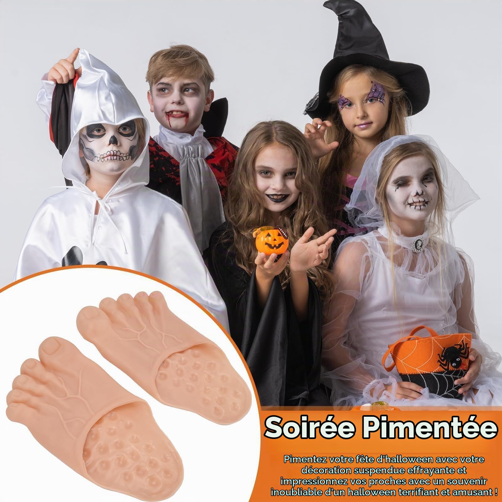 Pantoufles de Pied, Cosplay Hulk Green Giant Feet Bigfoot Count Pantoufles Halloween Cosplay Giant Feet Accessory Costume Mascarade Props(Brun)