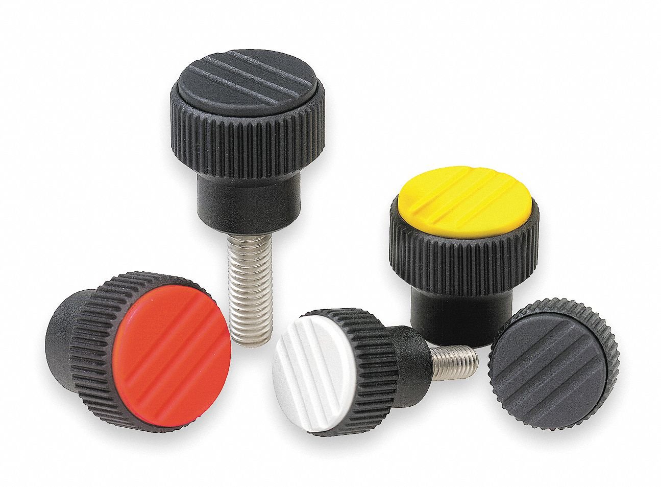 Knurled Knob, Ext, 1.18, 2.6, M10, 1.34