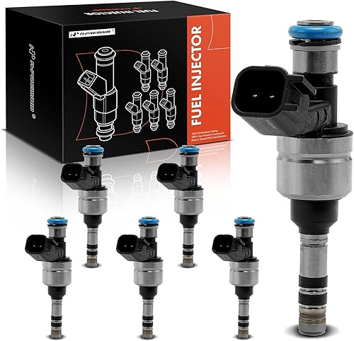 A-Premium Inyectores de combustible compatibles con Chevrolet Equinox 12-17, Traverse, Impala, Camaro, Colorado, Caprice (Sport) y GMC Terrain,