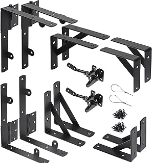 2 Sets Anti Sag Gate Kit Heavy Duty No Sag Kit Gate Corner Brace Bracket...