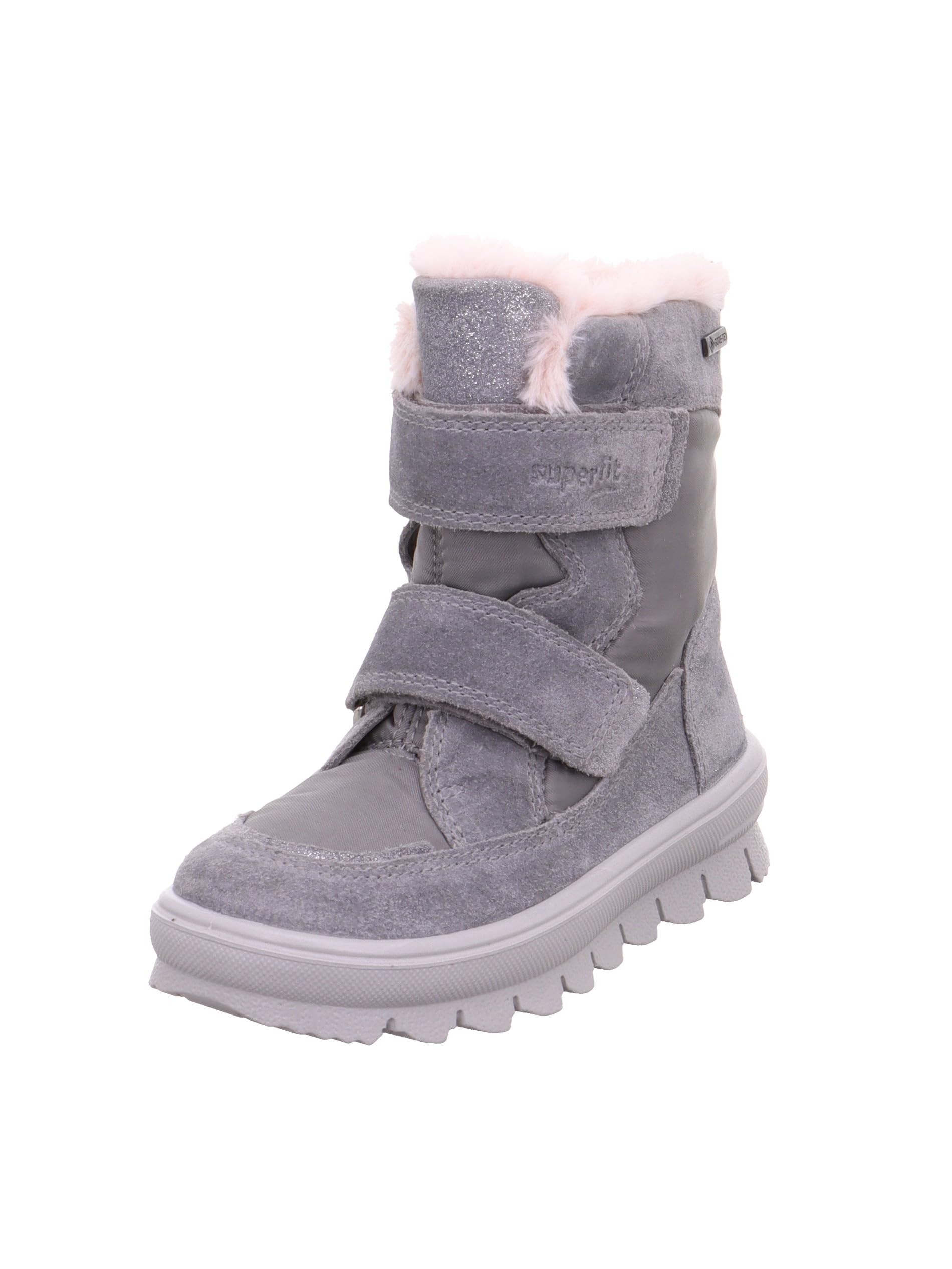 Superfit Flavia Snow Boots, Light Grey 2500, 28 EU