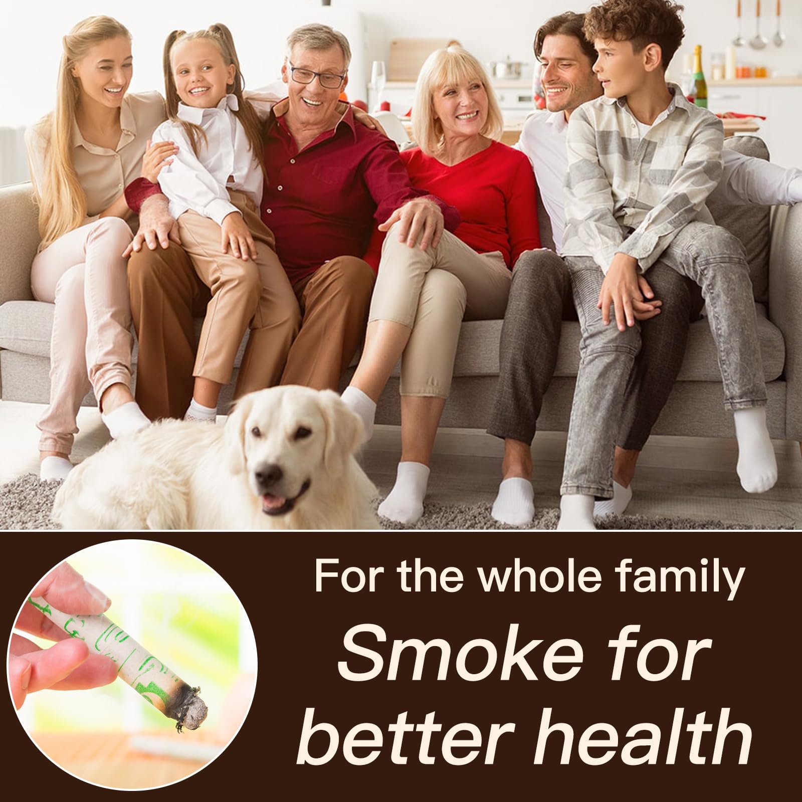 Moxibustion Smokeless Moxa Warm Chinese Medicine Stick Mugwort Roll Mugwort Stick (20cm)