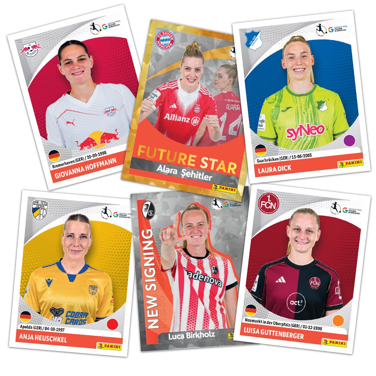 Panini Google Pixel Frauen-Bundesliga 2025/26 Stickerkollektion (Mega-Bundle)