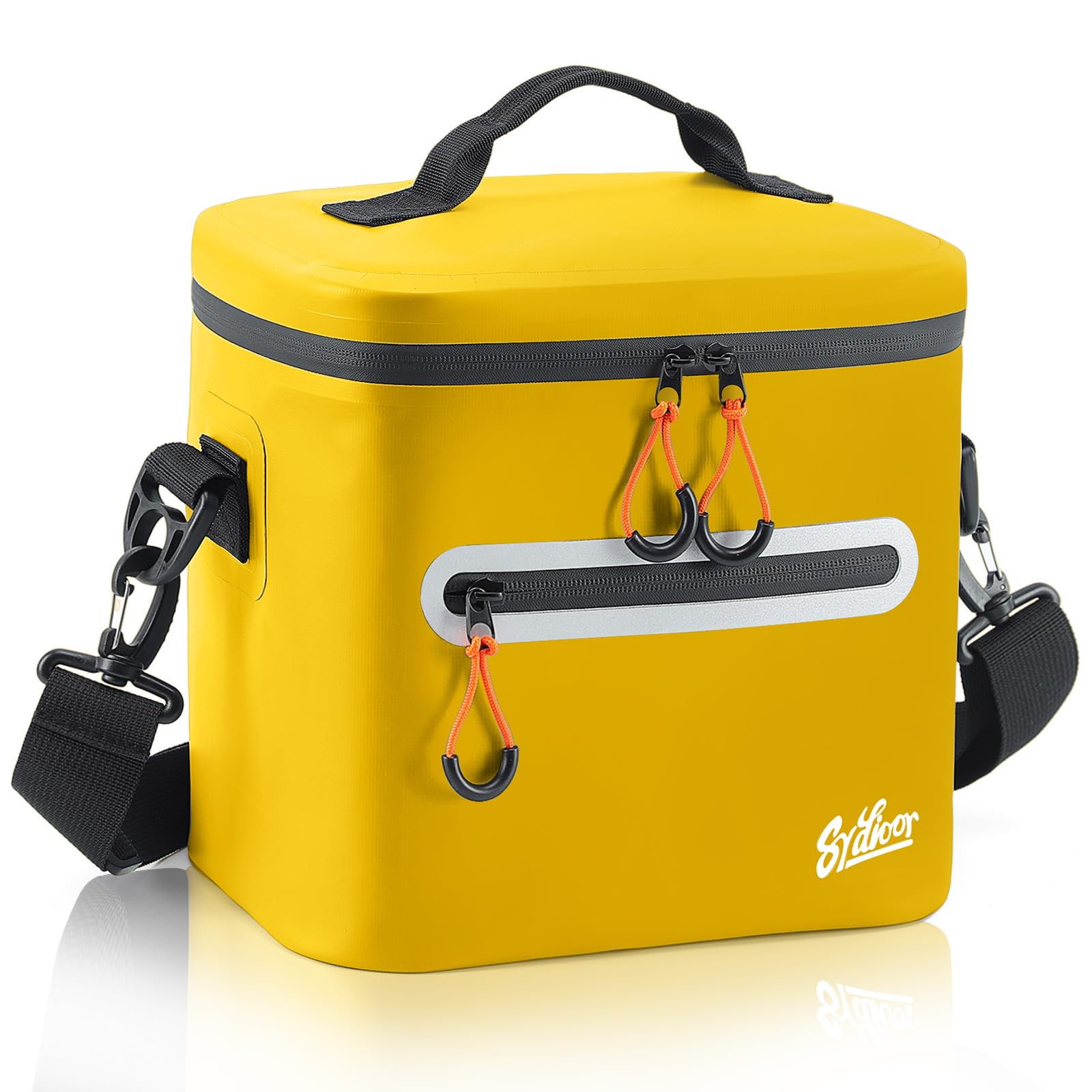 Sydioor 7 Can Small Cool Bag Insulated - Portable Mini Cooler bag Waterproof & Leakproof Thermal Lunch Bag for Camping, Picnic, Beach, BBQ, Gift for Men & Women, Yellow โ image 1