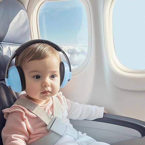 Miniatura 2 de Auriculares con cancelación de ruido para bebés, protección de oídos, cómodas orejeras con reducción de ruido para bebés de 1 mes a 2 años, color