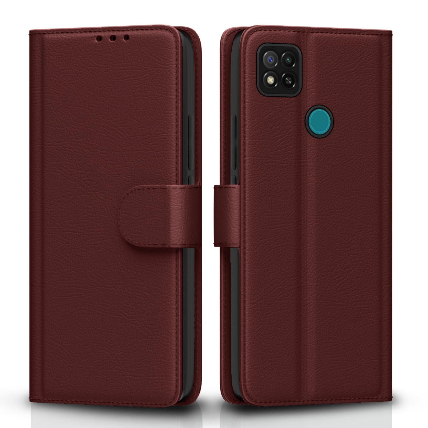 Pikkme Flip Cover Leather Finish | Inside TPU with Card Pockets | Wallet Stand and Shock Proof | Complete Protection Flip Case for Redmi 10A/10A Sport/Redmi 9/Redmi 9 Activ/9C/Poco C31(Brown) Pikkme Flip Cover Leather Finish | Inside TPU with Card Pockets | Wallet Stand and Shock Proof | Complete Protection Flip Case for Redmi 10A/10A Sport/Redmi 9/Redmi 9 Activ/9C/Poco C31(Brown)