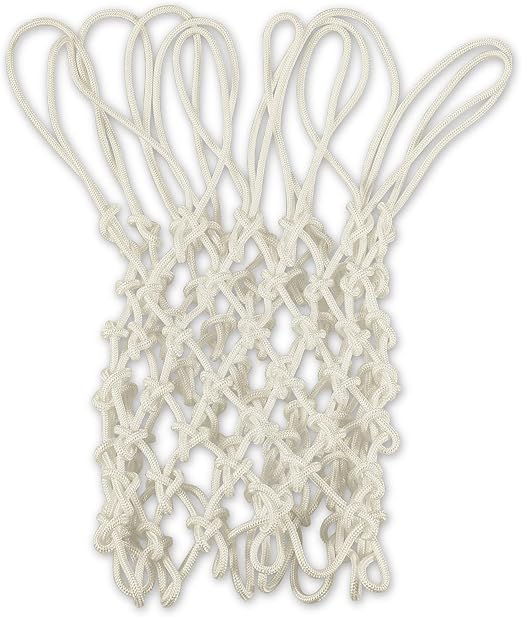 Basketball Net Replacement 1 Pack, Basketball Nets Heavy Duty Outdoor with 12 Loops, for All-Weather 21inches (10 oz), Anti Whip, Fits Standard Indoor or Outdoor Hoop, Rim Not Included