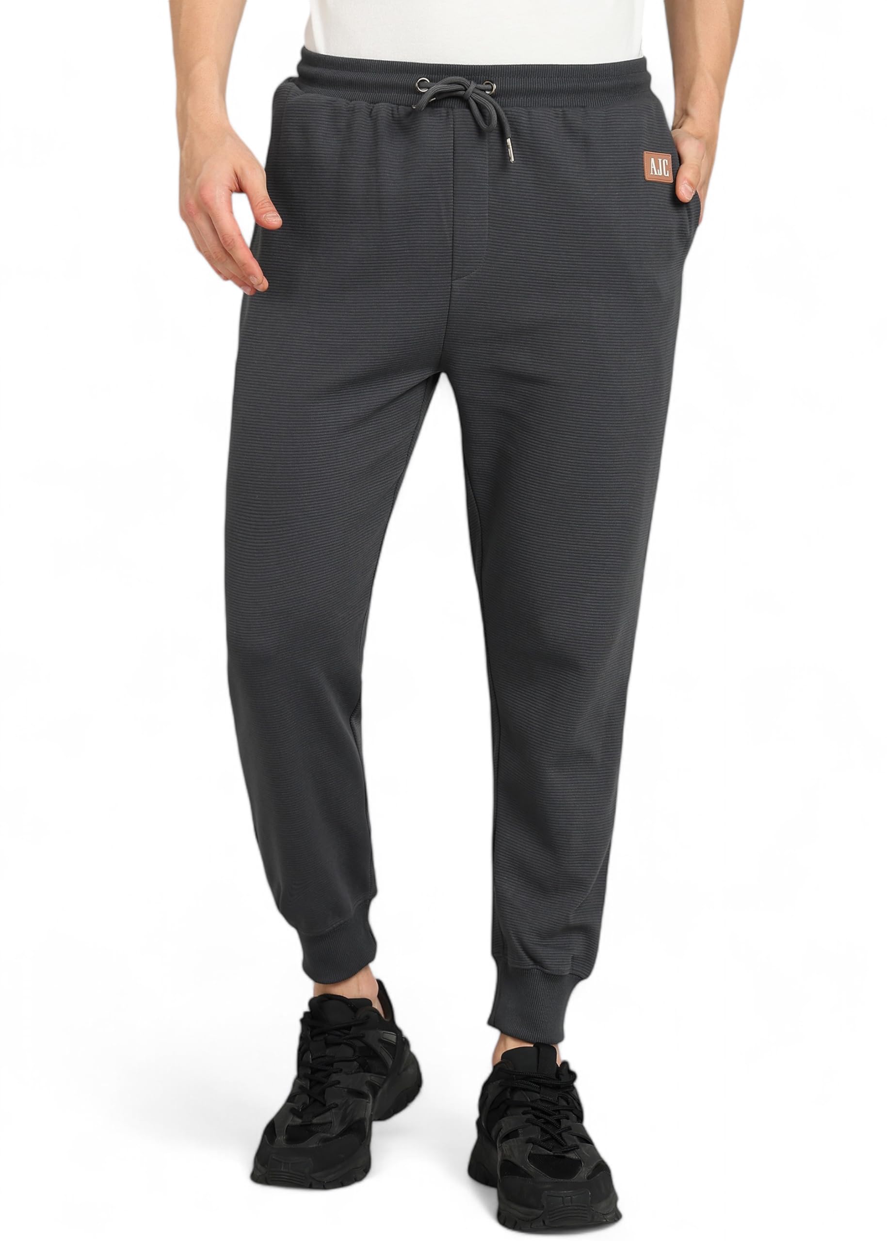 alan jones clothing Men's Regular Fit Mid Rise Track Pant-picture-12