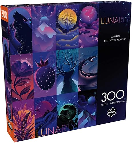 Miniatura 3 de Buffalo Games - Lunarly Las doce lunas - Rompecabezas de 300 piezas grandes