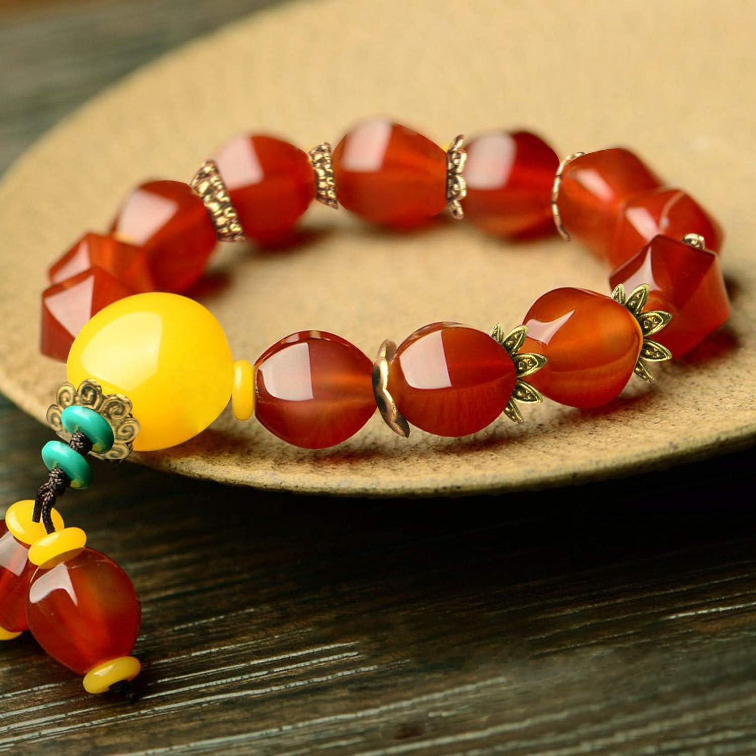 200Pcs Flower Bead Caps With Loops | Brass Bell End Charm Caps For DIY Jewelry Making