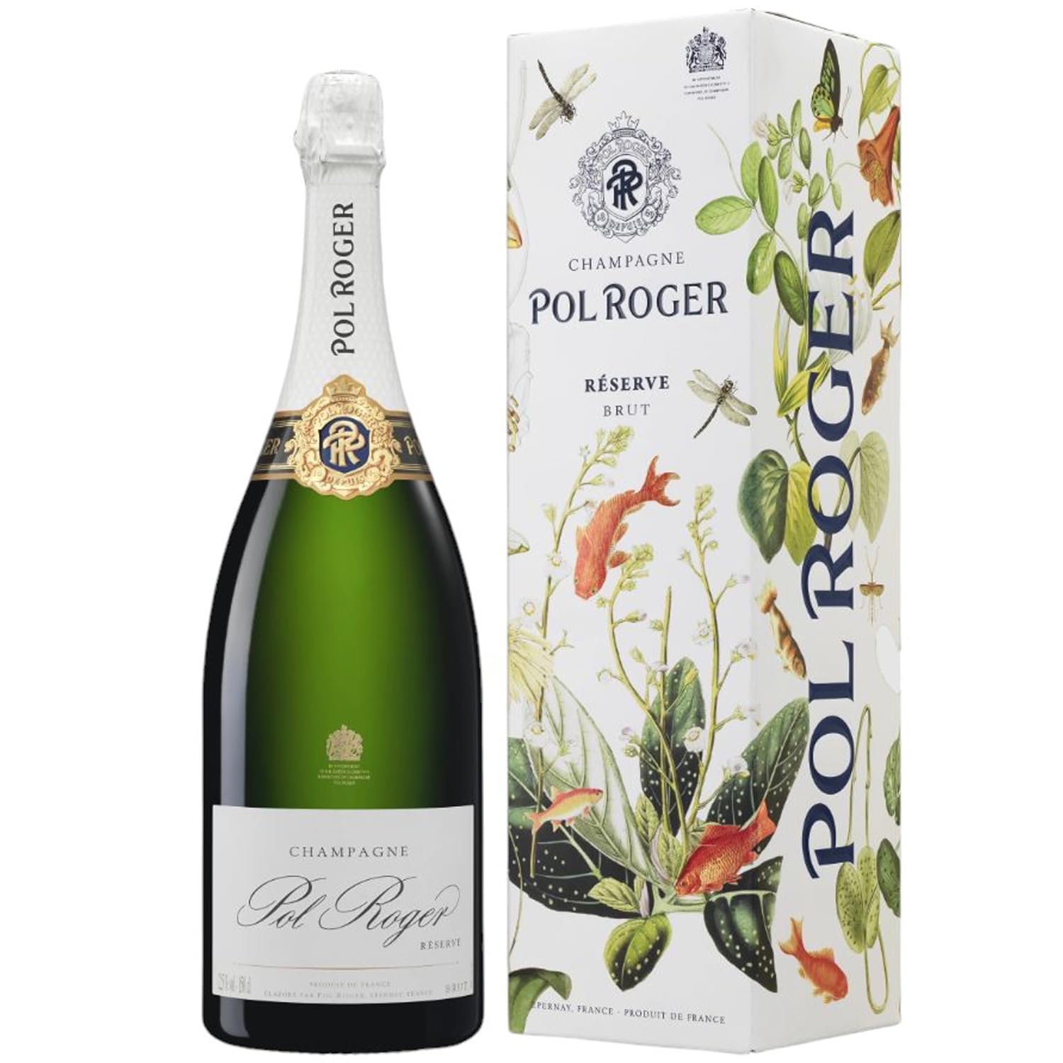 Pol Roger Brut Reserve Magnum Gift Boxed NV