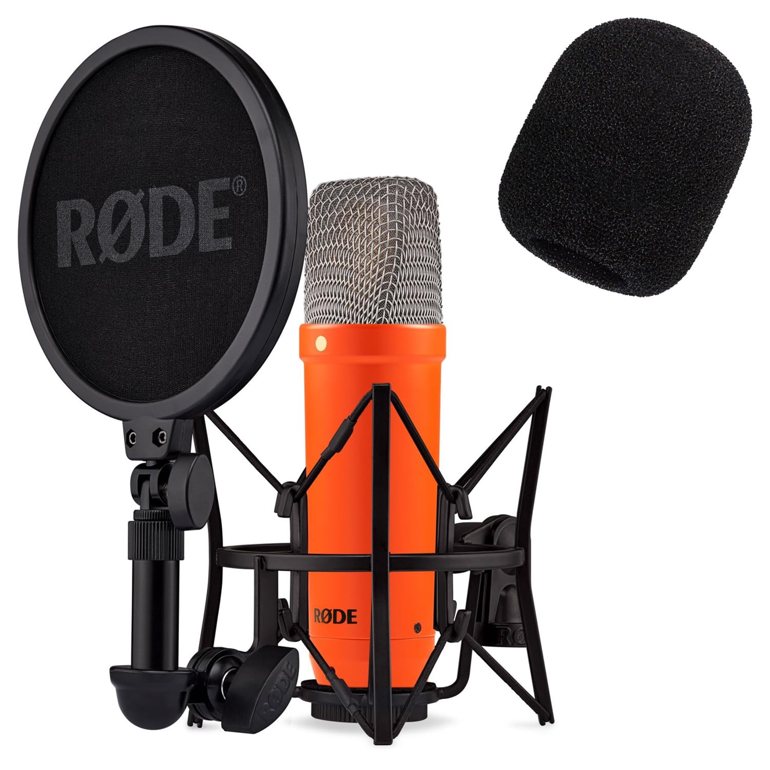 Rode NT1 Signature Studio-Mikrofon Orange mit keepdrum Popschutz