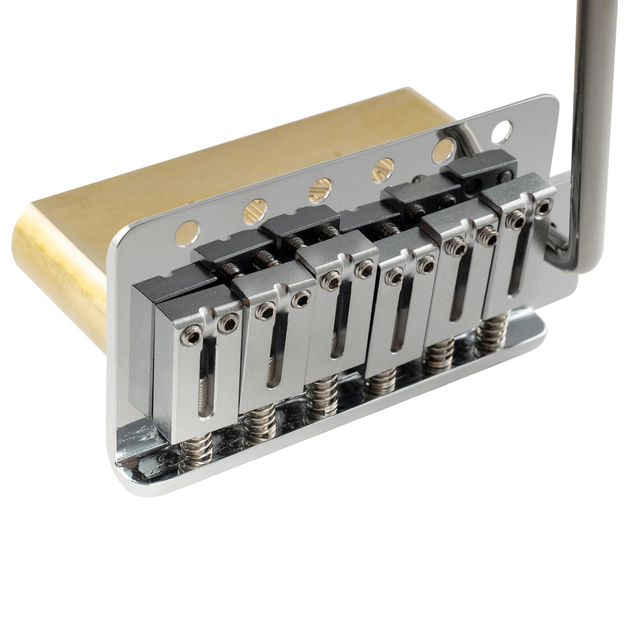 Musiclily Ultra BV007 52,5mm Chitarra Ponte Tremolo Bridge 6 Viti Cromato