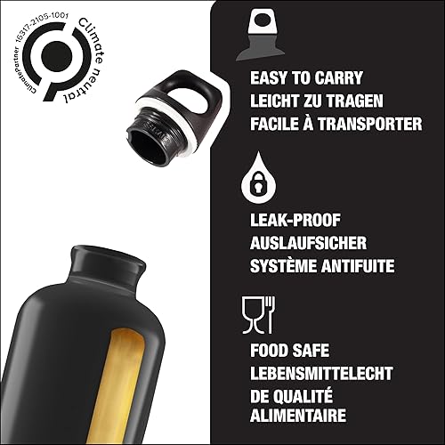 Miniatura 3 de SIGG - Botella de agua de aluminio - Viajero - Hecho en Suiza - Bebidas carbonatadas - Reciclado - Sin BPA - 20 onzas  34 onzas