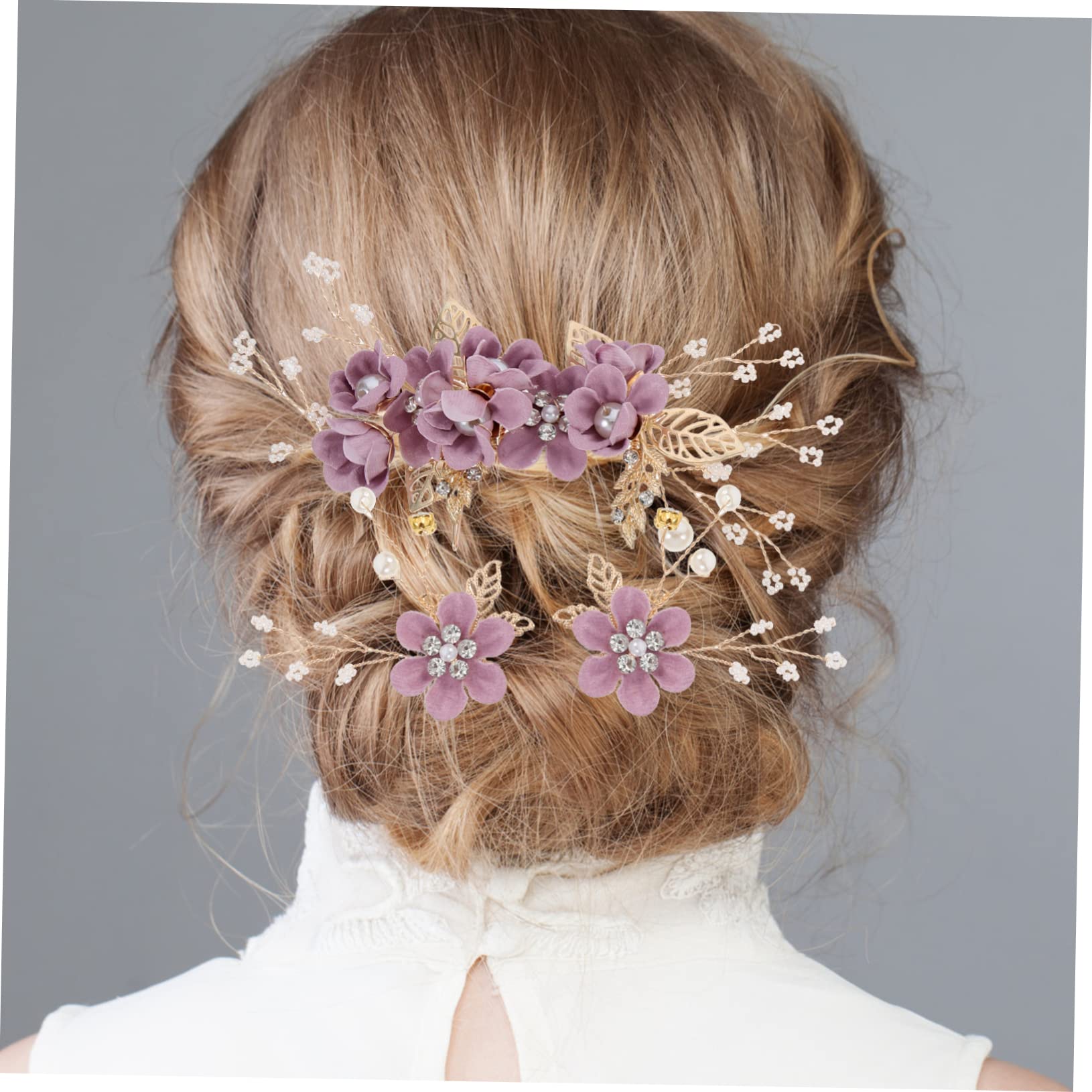 ABOOFAN 12stücke Teiliges Haarschmuck Für Bräute Elegante Rhinestone-blumen-haarspangen Für Hochzeiten Und Partys Komfortabel Und Attraktiv Für Besondere Anlässe