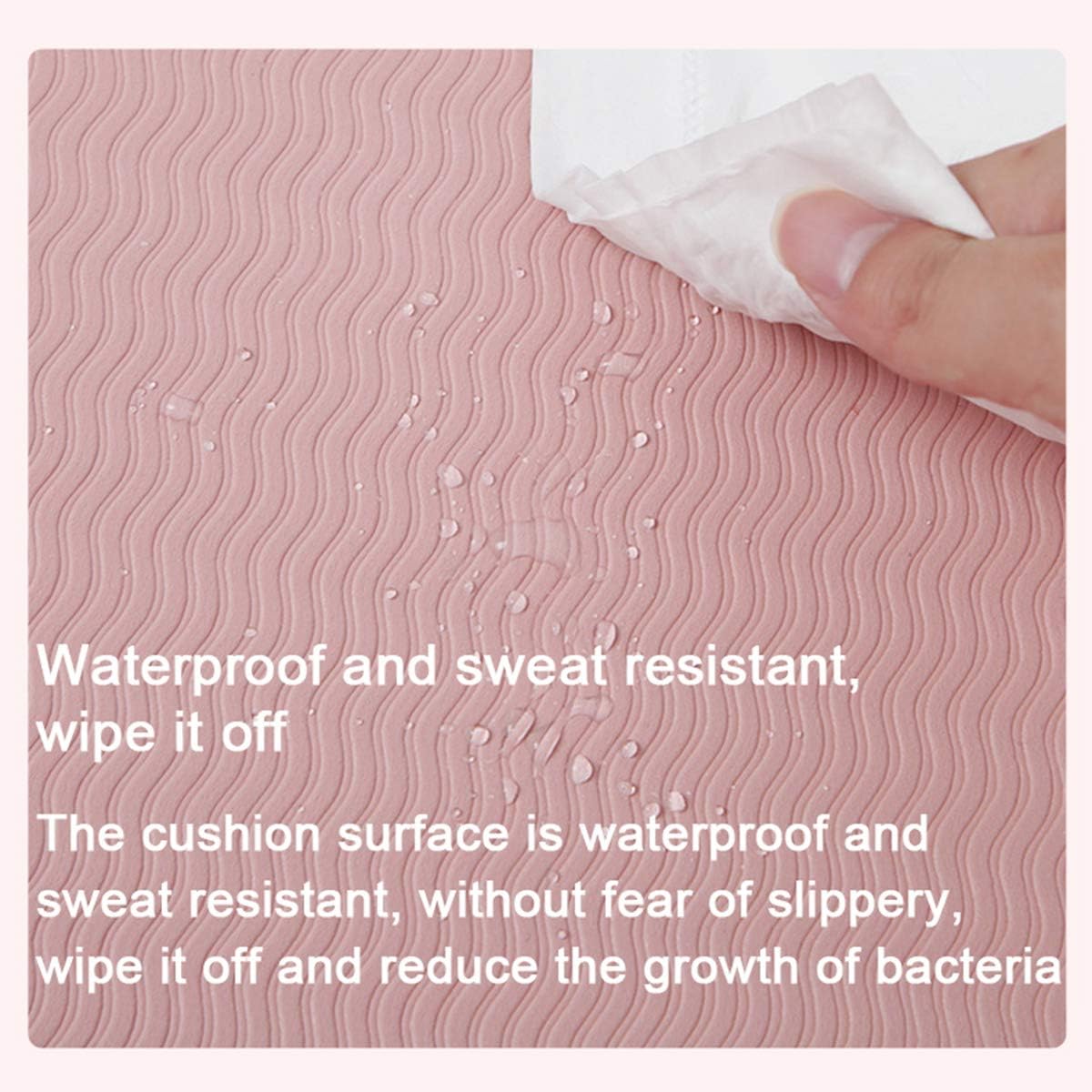 Exercise Mats Jump Rope Mat Portable Extra Thick Workout Mats High Density Non-Slip for Indoor Jumping Workout Mats with Easy to Store and Clean for Home Gym Flooring