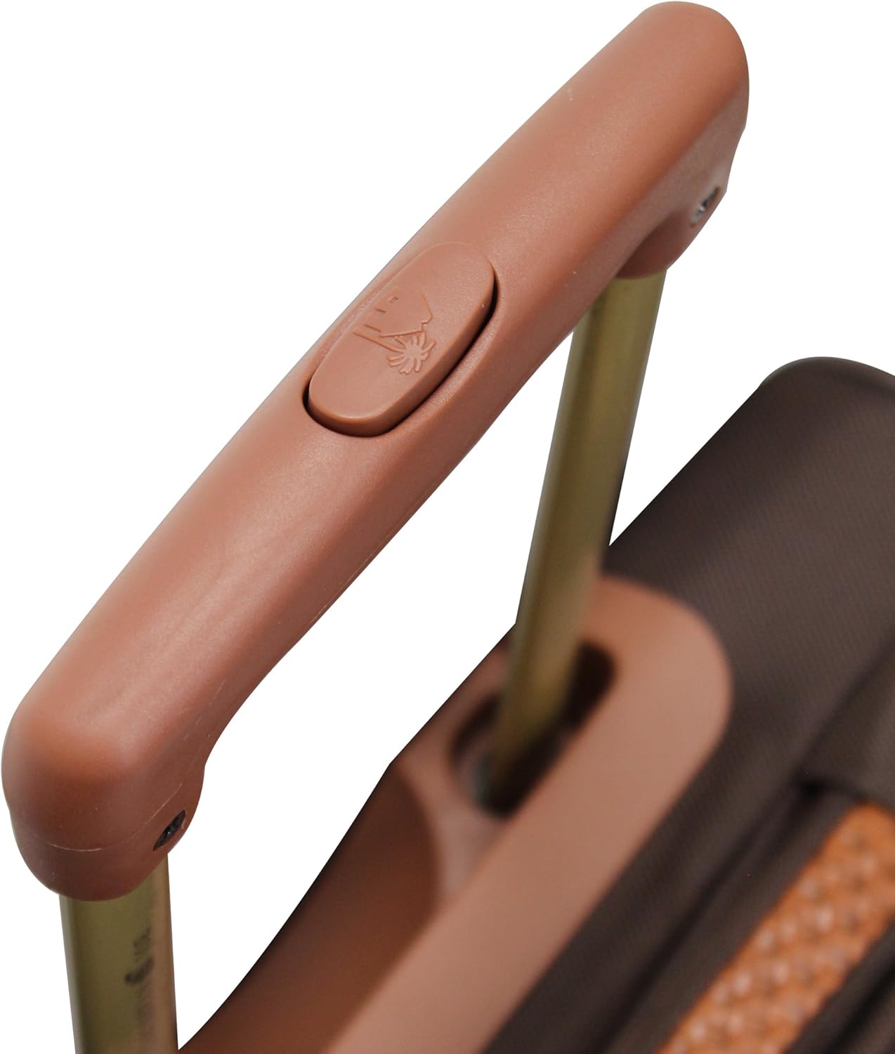 review Caribbean Joe 20 Inch 8 Wheel Spinner Carry-On, Chocolate Brown, One Size