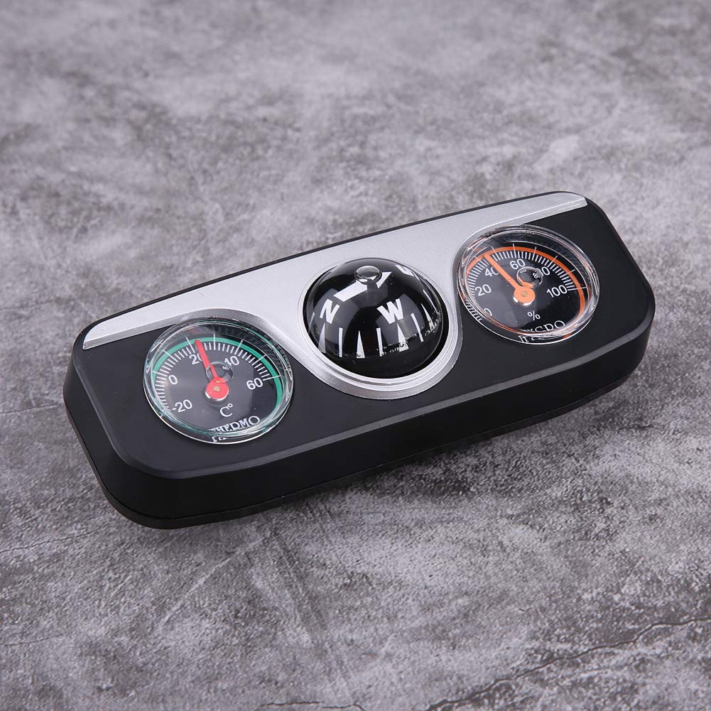 Boussole 3 En 1 Pour Tableau De Bord : Direction, Température, Humidité – Idéal Pour Voiture, Camping-car, Bateau Boussole 3 En 1 Pour Tableau De Bord : Direction, Température, Humidité – Idéal Pour Voiture, Camping-car, Bateau