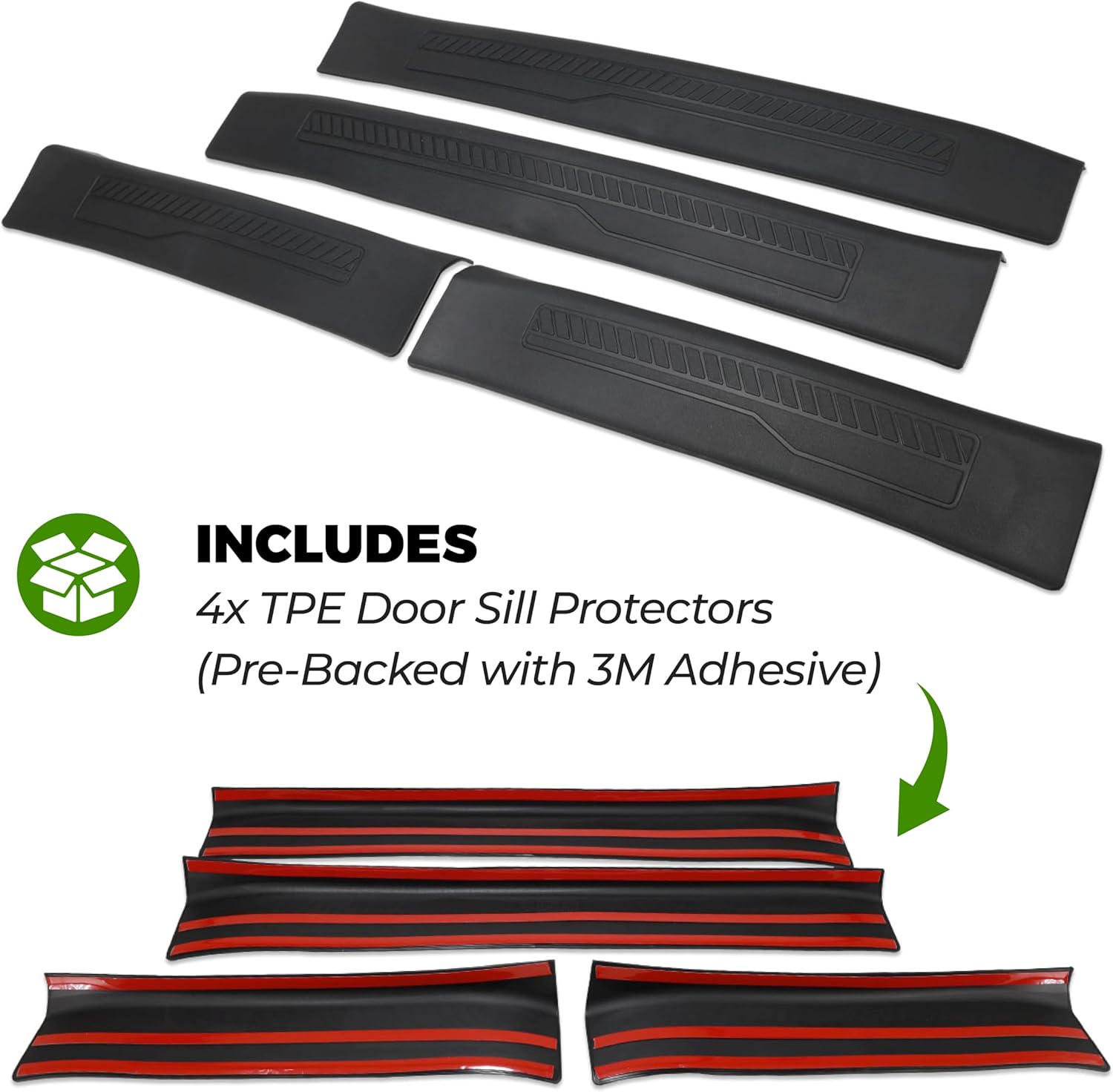 IAG I-Line TPE Door Sill Protector for Ford Bronco 4 Door 2021+ (Not Sport)