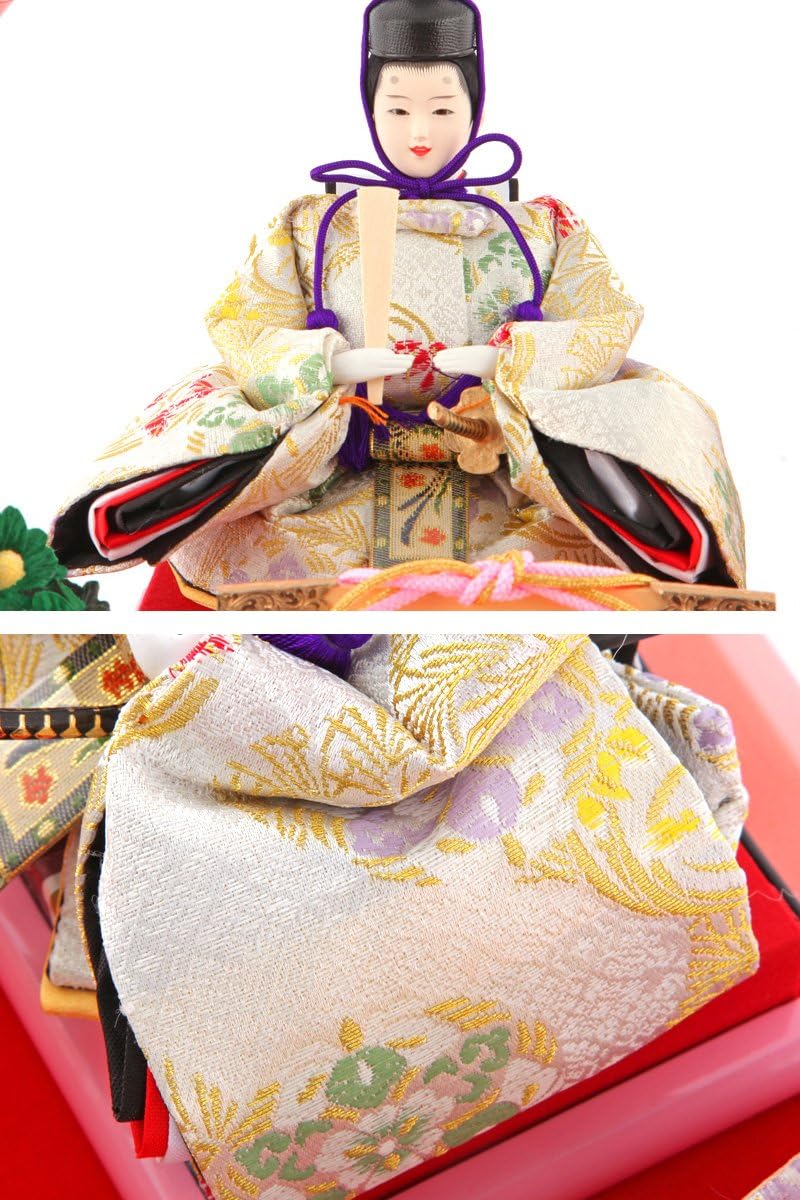 雛人形 コンパクト ひな人形 雛 ケース飾り 親王飾り 清玉作 芥子親王