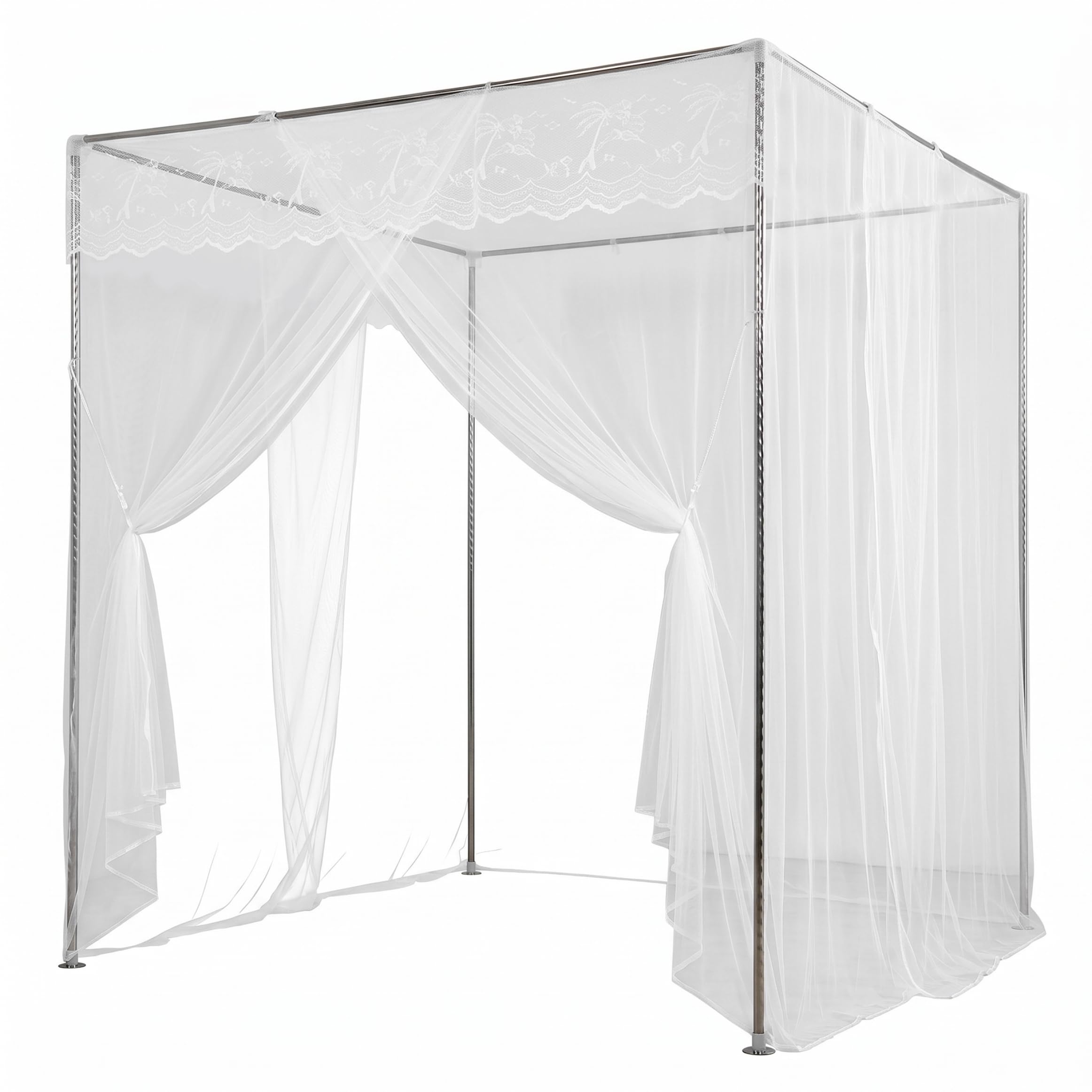Ciel de lit princesse blanc : créez une ambiance romantique en chambre