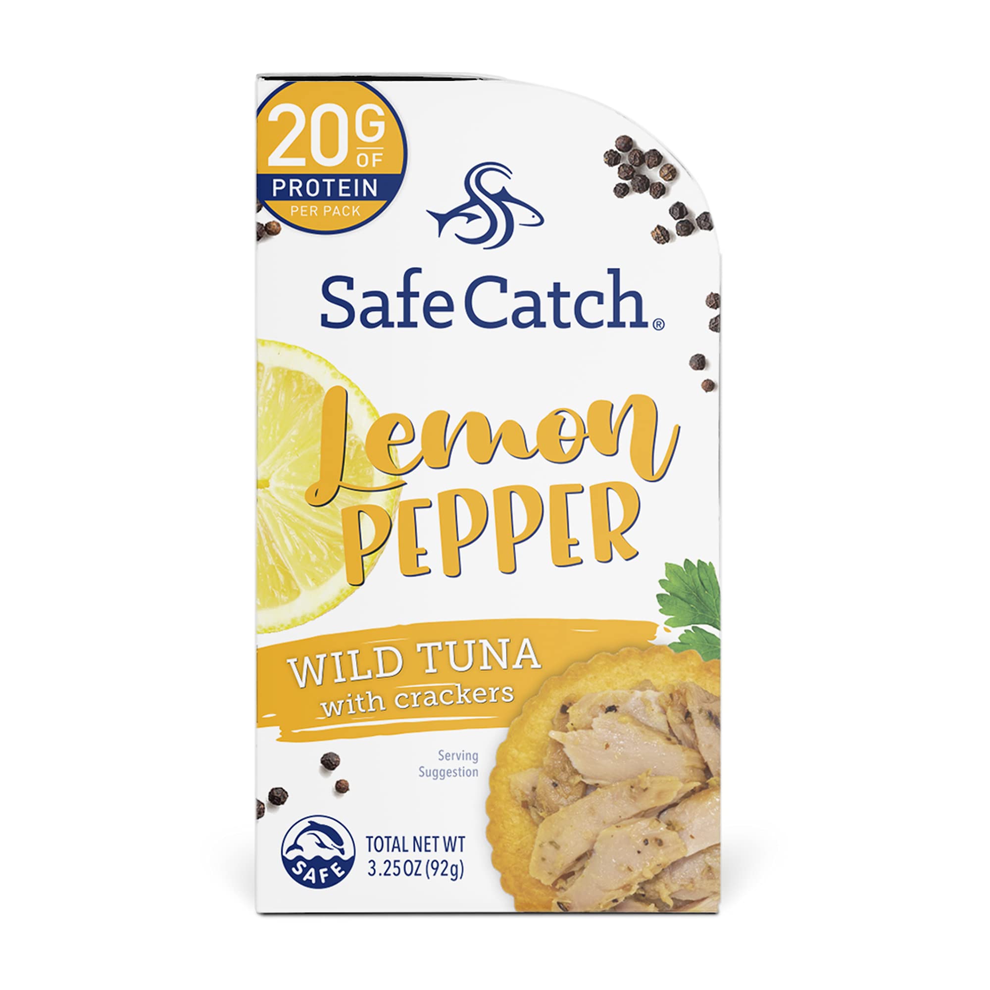Buy Safe Catch Wild Tuna with Crackers Kit Seasoned Canned Tuna Fish