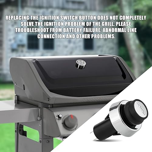 Miniatura 6 de Encendedor GS4 para Weber, botón pulsador de encendido de parrilla/interruptor de repuesto/accesorios compatibles con Weber 66220 GS4, Genesis II,